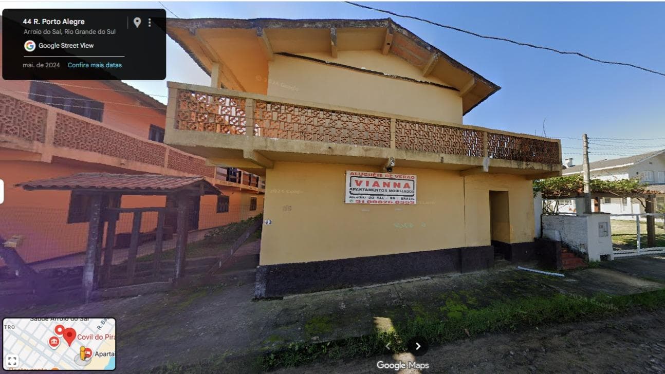Apartamento 02,  Rua José Weimer Vianna, no 43 Arroio Do Sal/ RS